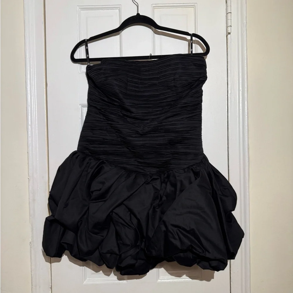 AJE Elegant Black Strapless Dress US size 10 - Picture 5 of 5